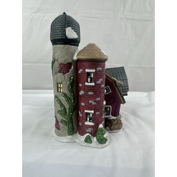 Carole Towne Collection 2000 The Olde Barn Farm Country Christmas Village - Picture 2 of 6